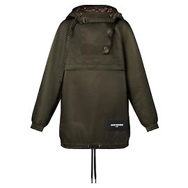 Veste à capuche sportive en nylon brillant Louis Vuitton Kaki