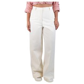 Sessun Pantalon large écru - taille UK 10 Écru