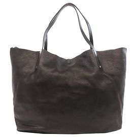 Umkehrbare Leder-Tote von Tiffany & Co. Schwarz