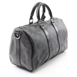 Louis Vuitton-Louis Vuitton Keepall Bandouliere 35 Handbag-Black