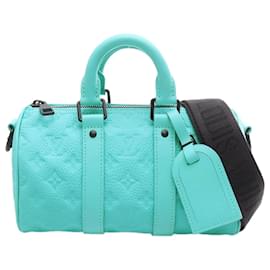 Louis Vuitton-Louis Vuitton Keepall Bandouliere 25 Handbag-Blue