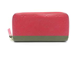 Louis Vuitton-Louis Vuitton Zippy Wallet in Red-Red