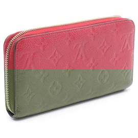 Louis Vuitton-Louis Vuitton Zippy Wallet in Red-Red