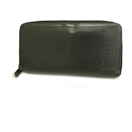 Louis Vuitton-Louis Vuitton Epi Zippy Wallet M60072 Noir-Black