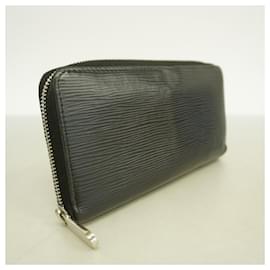 Louis Vuitton-Louis Vuitton Epi Zippy Wallet M60072 Noir-Black