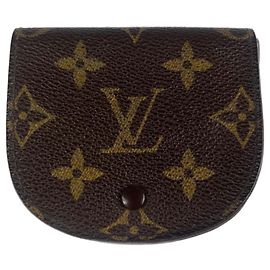 Louis Vuitton Monogram Canvas Coin Purse Brown Brown
