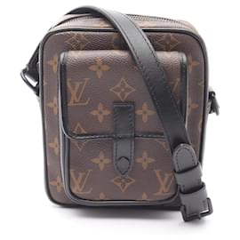 Louis Vuitton-Louis Vuitton Christopher Wearable Wallet Shoulder Bag-Brown,Black,Monogram