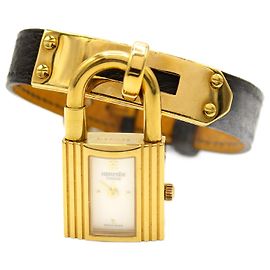 Relógio Kelly da Hermès. Dourado