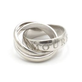 Anel Cartier "Ouro, Amor e Trinity". Prata