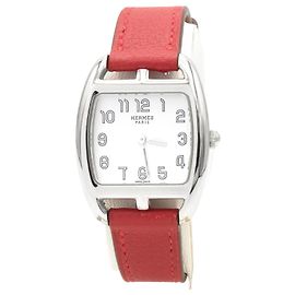 Reloj Tonneau Cape Cod de Hermès. Plata