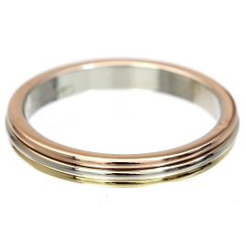 Vendôme Louis Cartier wedding ring, Trinity collection. Doré