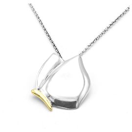 Collana Farfalla Tiffany & Co Argento e Oro Giallo 18K Argento