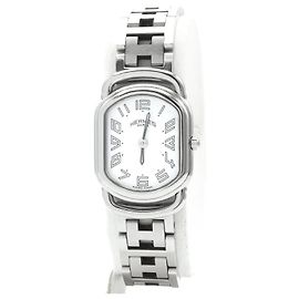 Relógio Hermès, modelo Rallye RA1.210 (PM / modelo pequeno) para mulher. Prata