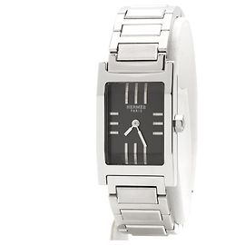 Relógio Hermès Tandem em aço. Prata