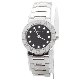 Relógio Bulgari, modelo "Tubogas". Prata