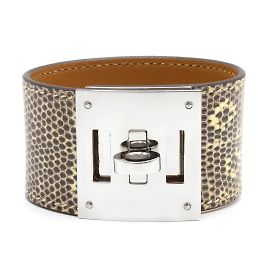 Hermès Kelly Dog Armband Silber