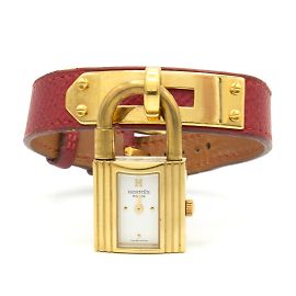 Montre Kelly d'Hermès. Doré