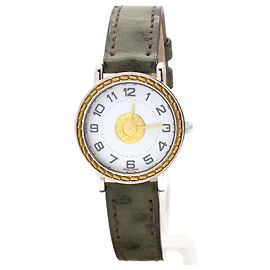 Hermès Relógio Hermes Sellier. Dourado