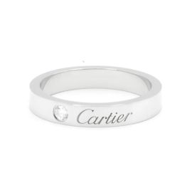 Cartier-Ring aus Platin. Silber