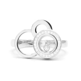 Anello Chopard, modello "Happy Dreams". Argento