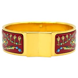 Bellissimo bracciale Hermès Clic-Clac. D'oro