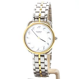 Relógio Hermès Arceau em aço e ouro Dourado