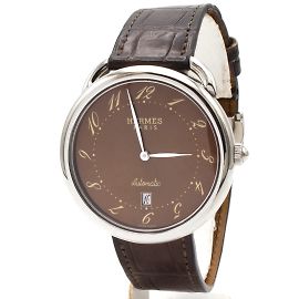 Relógio Hermès Arceau modelo AR4.810. Prata