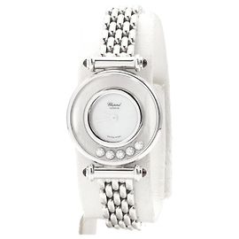 Reloj Chopard, colección Happy Diamonds Plata