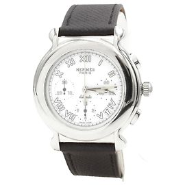 Muito bonito relógio Hermès Kepler (KP1.910). Prata