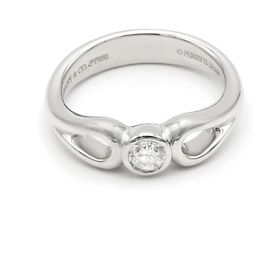 Tiffany & Co Tiffany &amp; Co ring, Open Teardrop model. Silvery