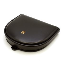 Portamonete classico Cartier in pelle di vitello nera. Nero