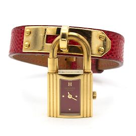 Hermès nova bateria e entregue com um ano de garantia a partir da data da compra Dourado