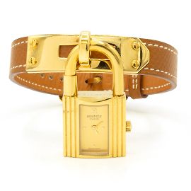 Relógio Kelly da Hermès Dourado