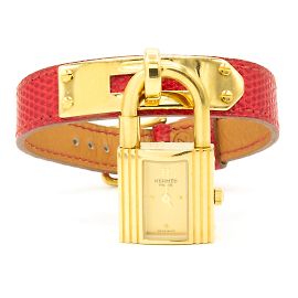 Montre Kelly de Hermès Doré