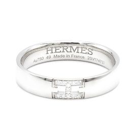 Hermès Ever Herakles wedding ring Silvery