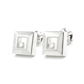 Pendientes Chopard Happy Diamonds Plata