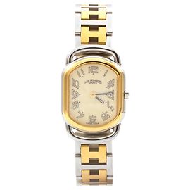 Relógio Hermès Rallye (RA1.220). Dourado
