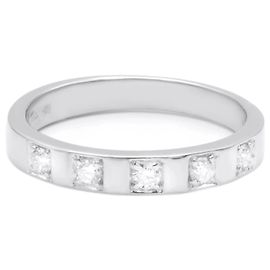 Bulgari MarryMe ring in platinum and diamonds size 48 Silvery