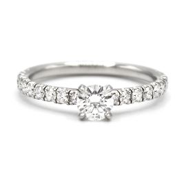 Cartier ring, "Solitaire" model. Silvery