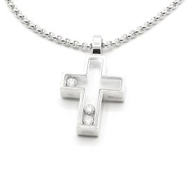 Colar Happy Diamonds da Chopard. Prata