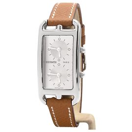 Reloj Hermès Cape Cod CC3.210. Plata