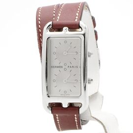 Hermès Cape Cod CC3.210 Uhr. Silber
