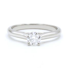 Cartier ring, “Solitaire 1895” model. Silvery