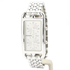Montre Hermès Cape Cod CC3.210. Argenté