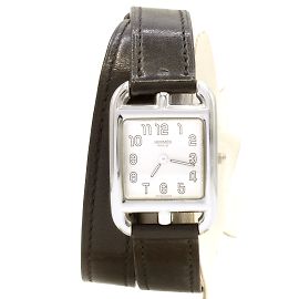 Reloj Hermès "Cape Cod" modelo CC1.210. Plata