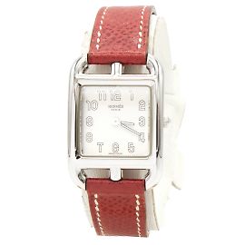 Relógio feminino Hermès "Cape Cod" modelo CC1.210. Prata