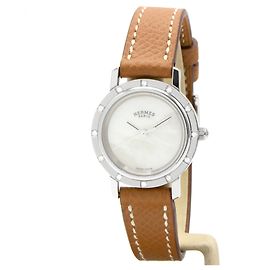 Hermès Reloj de mujer Hermes Clipper, modelo CL4.230 en acero. Plata