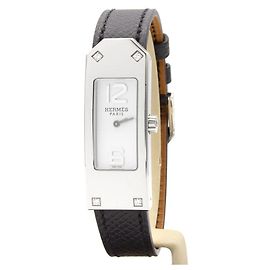 Relógio Hermès modelo Kelly II. Prata