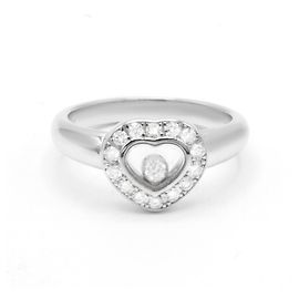 Chopard " Happy Diamonds " ring. Silvery