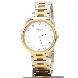 Montre Hermès Arceau Or et Acier Doré